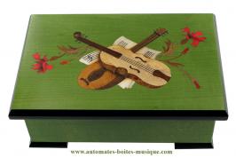 Boîtes à musique "Amélie Poulain" Boîte à bijoux musicale avec instruments de musique et mélodie tirée du film "Le fabuleux destin d'Amélie Poulain"