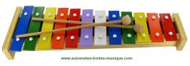 Instruments de musique traditionnels Instrument de musique pour enfant : instrument de musique xylophone 12 notes