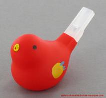 Instruments de musique traditionnels Instrument de musique pour enfant : instrument de musique sifflet à eau de couleur rouge