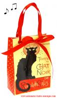 Boîtes à musique touristiques Boîte à musique sac musical : boîte à musique touristique Paris "Tournée du chat noir"