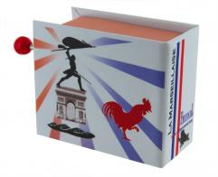 Boîtes à musique à manivelle en forme de livre Boîte à musique à manivelle en forme de livre : boîte à musique à manivelle "La Marseillaise"