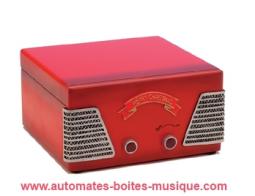 Boîtes à musique animées de Noël Boîte à musique animée de Noël : boîte à musique animée "Tourne-disques"