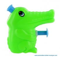 Objets de curiosité divers Animal cracheur / pistolet à eau en forme d'animal : pistolet à eau "Crocodile"