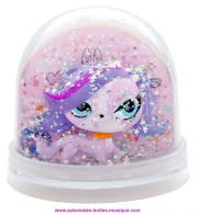 Boules à neige non musicales Trousselier en plexiglas Boule à neige non musicale Trousselier : boule à neige Littlest Petshop