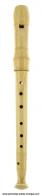Instruments de musique traditionnels Instrument de musique pour enfant / adulte : flûte en bois traditionnelle avec brossette