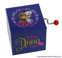 Boîtes à musique "La Reine des neiges - Frozen" Boîte à musique à manivelle Trousselier avec un personnage de Walt Disney : boîte à musique La Reine des Neiges