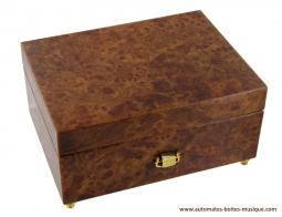 Boîtes à musique traditionnelles de 30, 50 et 72 lames Boîte à musique traditionnelle en bois de 30 lames : boîte à musique avec simple placage