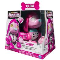 Robots et objets volants Chien robot Mini Zoomer : chien robot Zuppie love version Glam avec sac rose