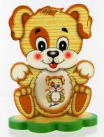 Boîtes à musique et horloges murales artisanales Bartolucci (made in Italy) Boîte à musique Bartolucci à poser sur un meuble de chambre d'enfant : boîte à musique Bartolucci avec chien