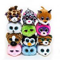 peluche renard gros yeux