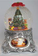 Vente Boule à Neige Musicale De Noël Haut De Gamme Boule à