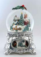 Vente Boule à Neige Musicale De Noël Haut De Gamme Boule à