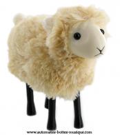 Petits automates mécaniques Automate mouton mécanique marcheur de taille moyenne : automate mouton en peluche avec remontoir