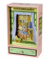 Boîtes à musique avec animaux Boîte à musique animée Trousselier : boîte Trousselier avec lapin