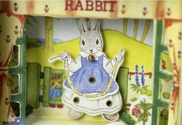 Boîtes à musique avec animaux Boîte à musique animée Trousselier : boîte Trousselier avec lapin