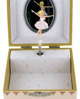 Boîtes à bijoux musicales avec ballerines Boîte à bijoux musicale en bois : boîte à bijoux Trousselier avec Félicie, la ballerine du film "Ballerina"