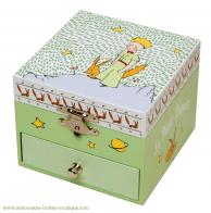 Boîtes à musique Trousselier Le Petit Prince Boîte à bijoux musicale / boîte à musique Trousselier : boîte musicale Trousselier avec Le Petit Prince et le renard