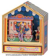 Boîtes à musique avec personnages Boîte à musique animée Trousselier : boîte Trousselier avec clowns