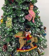 Boîtes à musique sapins de Noël Boîte à musique animée en forme de sapin de Noël : boîte à musique avec sapin sur le thème du ballet Casse-noisette
