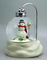 Boules à neige musicales de Noël disponibles sur commande (nous contacter) Boule à neige musicale de Noël : boule à neige musicale en verre avec bonhomme de neige et éclairage