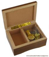 Boîtes à bijoux musicales avec photo Boîte à bijoux musicale en bois avec photo imprimée: boîte à bijoux musicale Alphonse Mucha