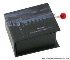 Boîtes à musique à manivelle en forme de livre Boîte à musique à manivelle en forme de livre: boîte à musique à manivelle "Game of Thrones"