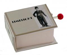 Boîtes à musique à manivelle en forme de livre Boîte à musique à manivelle en forme de livre: boîte à musique à manivelle "Limelight" (Les feux de la rampe)