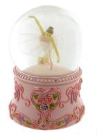 Boules à neige musicales classiques sur commande (Nous contacter) Boule à neige musicale avec paillettes: boule à neige en verre avec ballerine