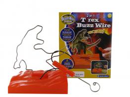 Objets de curiosité divers Jeu d'adresse sonore "T rex buzz wire": ne laissez pas rugir le dinosaure!