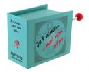 Boîte à musique à manivelle en carton en forme de livre - Je t'aime... mon non plus (Serge Gainsbourg)