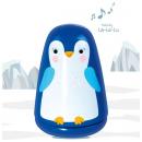 Boîte à musique animée en bois "Bonne nuit petit pingouin" - La-Le-Lu (Heinz Rühmann)