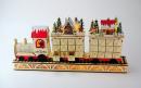 Boîte à musique / calendrier de l´Avent musical en bois en forme de train de Noël - We wish you a merry Christmas