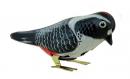 Jouet m&eacute;canique en m&eacute;tal (fer blanc: t&ocirc;le d'acier recouverte d'&eacute;tain) chromolithographi&eacute; repr&eacute;sentant un oiseau picorant