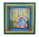 Mini boîte à musique animée Trousselier "Little grey rabbit" - Lapine - Rhapsodie sur un thème de Paganini