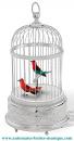Oiseaux chanteurs mécaniques Reuge : oiseaux chanteurs automates en cage