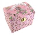 Bo&icirc;te &agrave; bijoux musicale / vanity case Trousselier en bois avec f&eacute;e dansante - Menuet (W. A. Mozart)