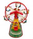 Jouet m&eacute;canique en m&eacute;tal (fer-blanc: t&ocirc;le d'acier recouverte d'&eacute;tain) - Grande roue MADE IN GERMANY