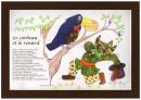 Tableau musical pour chambres d'enfants : tableau musical "le corbeau et le renard"