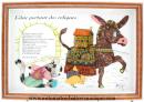 Tableau musical pour chambres d'enfants : tableau musical "l'âne portant des reliques"