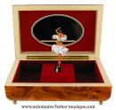 Boîte à bijoux musicale avec ballerine dansante colorée - Mélodie Valse de l'empereur