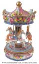 Carrousel musical miniature : carrousel musical bleu Réf : 14145