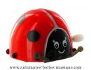 Automate animal marcheur mécanique : automate coccinelle marcheuse mécanique