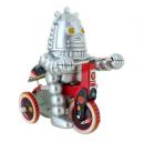 Robot mécanique en métal, tôle et fer blanc : robot mécanique en métal "Robot au tricycle"