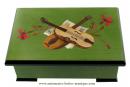 Boîte à bijoux musicale avec instruments de musique et mélodie tirée du film "Le fabuleux destin d'Amélie Poulain"