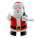 Automate personnage marcheur m&eacute;canique : P&egrave;re No&euml;l automate marcheur