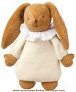 Doudou musical Trousselier avec mécanisme musical à ficelle : doudou musical lapin