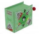 Boîte à musique à manivelle en forme de livre : boîte à musique à manivelle "Valse d'Amélie n°2"