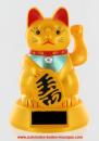 Automate solaire : chat porte-bonheur japonais "MANEKI NEKO"