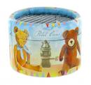 Boîte à musique à manivelle ronde en carton : boîte à musique à manivelle avec ours
