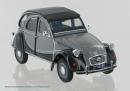 Modèle réduit de voiture Citroën : voiture Citroën grise modèle 2CV 6 Charleston